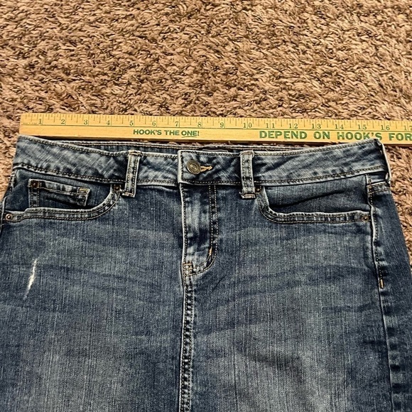 Gap factory denim distressed skirt - Picture 6 of 7